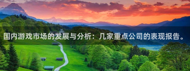 杏耀官网代理开号多少钱：国内游戏市场的发展与分析：几家重点公司的表现报告。